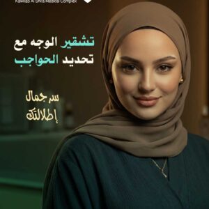 تشقير الوجه مع تحديد الحواجب