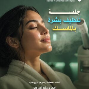 جلسة تنظيف بشرة بالماسك